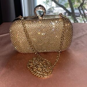 Starlet Gold Embroidered handbag